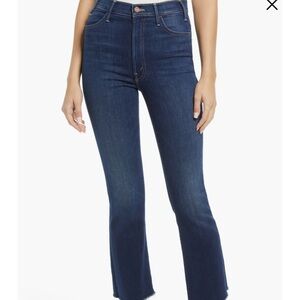 EUC Mother - The Hustler Frayed High Waist Ankle Flare Jeans Sz 25